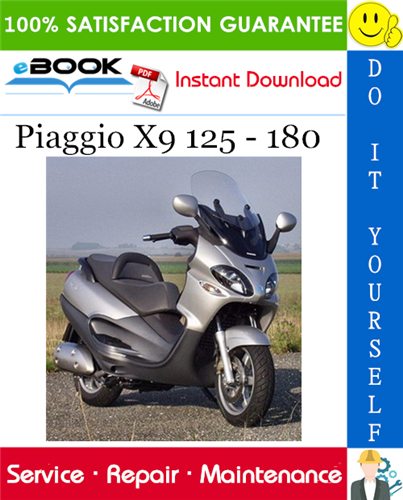 Piaggio X9 125 - 180 Service Repair Manual