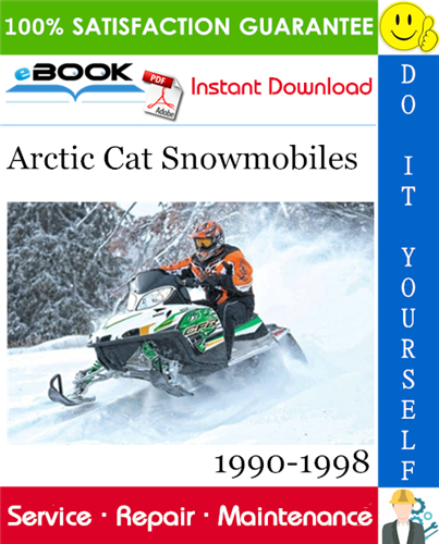Arctic Cat Snowmobiles Service Repair Manual 1990-1998 Download
