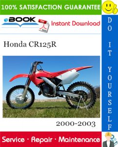 Honda CR125R Motorcycle Service Repair Manual 2000-2003 Download