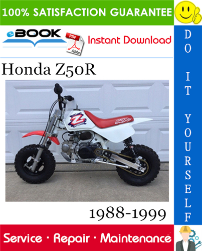 Honda Z50R Motorcycle Service Repair Manual 1988-1999 Download