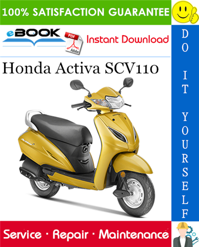Honda Activa SCV110 Scooter Service Repair Manual