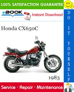 1983 Honda CX650C Motorcycle Service Repair Manual