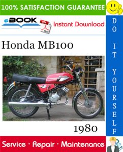 1980 Honda MB100 Motorcycle Service Repair Manual