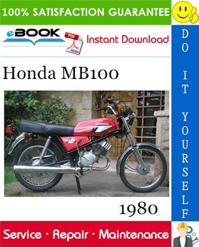 1980 Honda MB100 Motorcycle Service Repair Manual