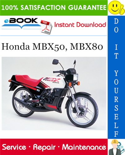 Honda MBX50, MBX80 Motorcycle Service Repair Manual