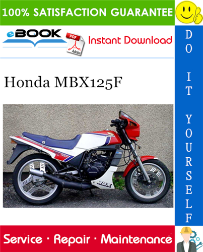 Honda MBX125F Motorcycle Service Repair Manual