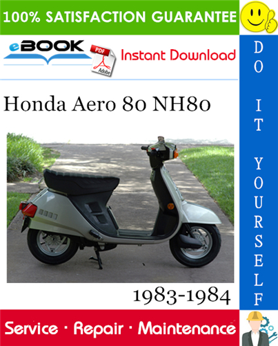 Honda Aero 80 NH80 Scooter Service Repair Manual 1983-1984 Download