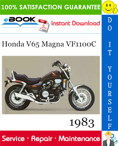 1983 Honda V65 Magna VF1100C Motorcycle Service Repair Manual
