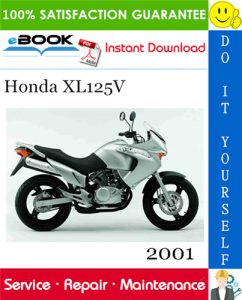 2001 Honda XL125V Motorcycle Service Repair Manual