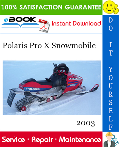 2003 Polaris Pro X Snowmobile Service Repair Manual