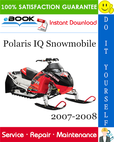 Polaris IQ Snowmobile Service Repair Manual 2007-2008 Download