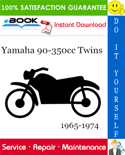 Yamaha 90-350cc Twins Motorcycle Service Repair Manual 1965-1974 Download