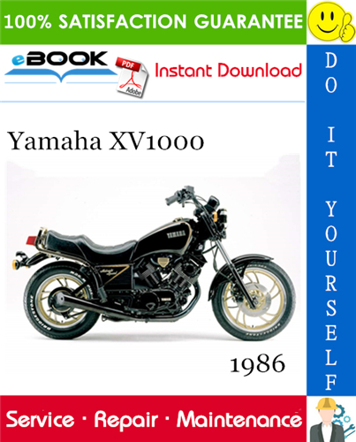 1986 Yamaha XV1000 Motorcycle Service Repair Manual