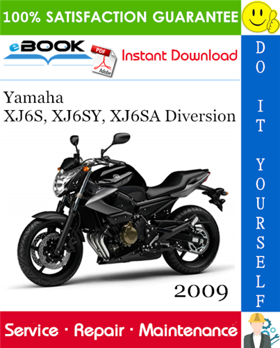 2009 Yamaha XJ6S, XJ6SY, XJ6SA Diversion Motorcycle Service Repair Manual