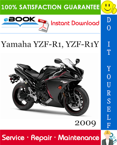 2009 Yamaha YZF-R1, YZF-R1Y Motorcycle Service Repair Manual
