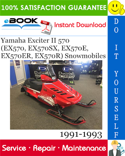 Yamaha Exciter II 570 (EX570, EX570SX, EX570E, EX570ER, EX570R) Snowmobiles Service Repair Manual