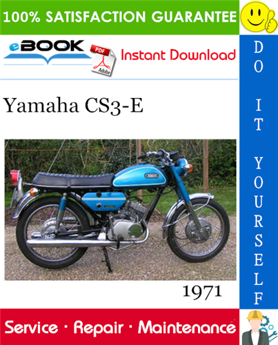 1971 Yamaha CS3-E Motorcycle Service Repair Manual