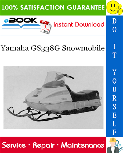 Yamaha GS338G Snowmobile Service Repair Manual
