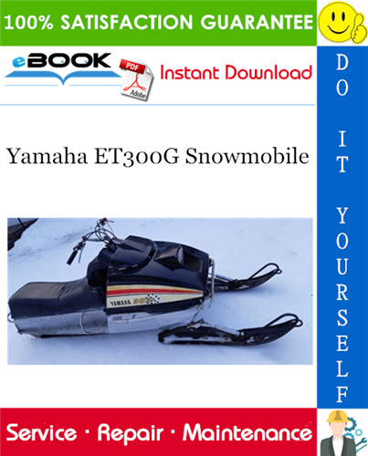 Yamaha ET300G Snowmobile Service Repair Manual