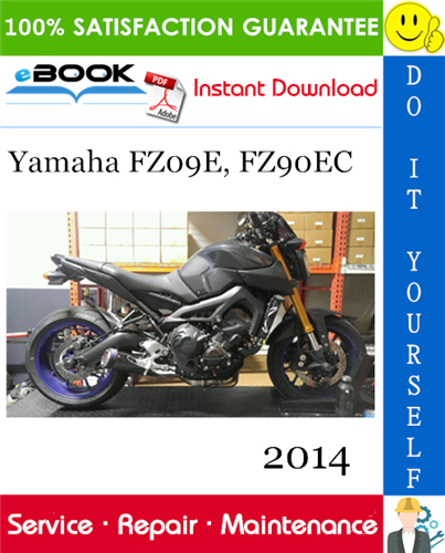 2014 Yamaha FZ09E, FZ90EC Motorcycle Service Repair Manual