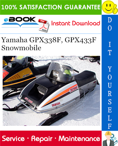 Yamaha GPX338F, GPX433F Snowmobile Service Repair Manual