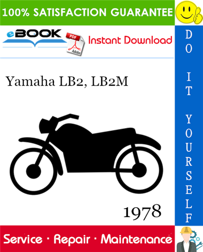 1978 Yamaha LB2, LB2M Motorcycle Service Repair Manual