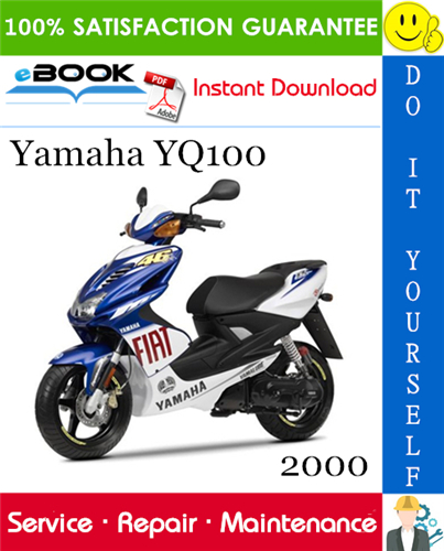 2000 Yamaha YQ100 Scooter Service Repair Manual