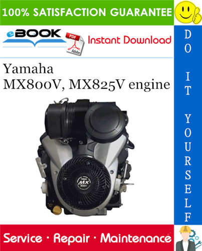 Yamaha MX800V, MX825V engine Service Repair Manual