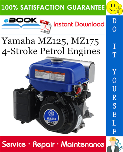 Yamaha MZ125, MZ175 4-Stroke Petrol Engines Service Repair Manual