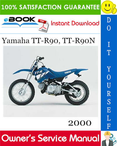 2000 Yamaha TT-R90, TT-R90N Motorcycle Owner's Service Manual