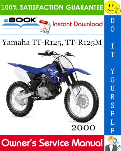 2000 Yamaha TT-R125, TT-R125M Motorcycle Owner's Service Manual