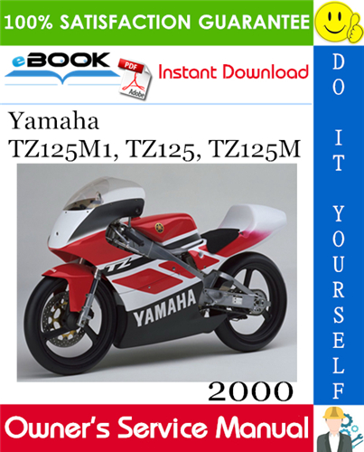 2000 Yamaha TZ125M1, TZ125, TZ125M Motorcycle Owner's Service Manual