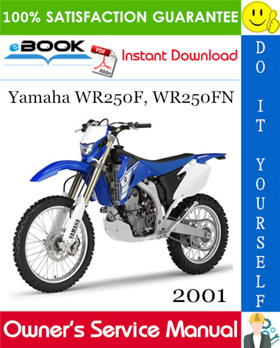 2001 Yamaha WR250F, WR250FN Motorcycle Owner's Service Manual