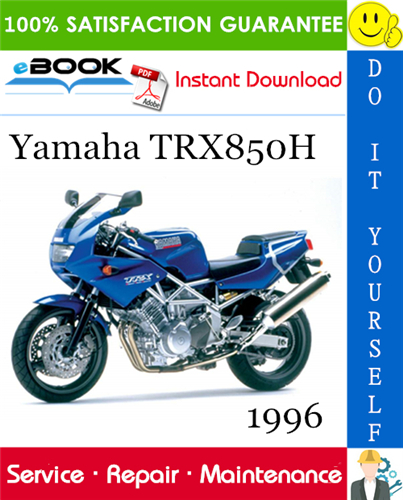 1996 Yamaha TRX850H Motorcycle Service Repair Manual