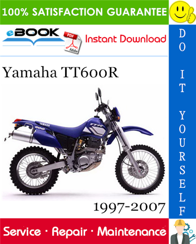 Yamaha TT600R Motorcycle Service Repair Manual 1997-2007 Download