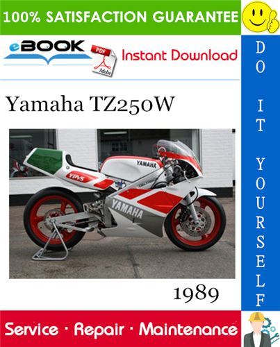 1989 Yamaha TZ250W Motorcycle Service Repair Manual