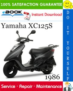 1986 Yamaha XC125S Scooter Service Repair Manual