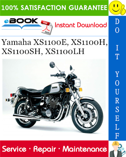 Yamaha XS1100E, XS1100H, XS1100SH, XS1100LH Motorcycle Service Repair Manual