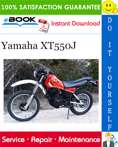 Yamaha XT550J Motorcycle Service Repair Manual