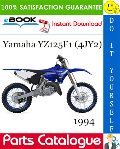 1994 Yamaha YZ125F1 (4JY2) Motorcycle Parts Catalogue Manual