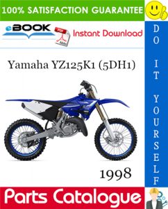 1998 Yamaha YZ125K1 (5DH1) Motorcycle Parts Catalogue Manual