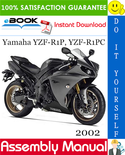 2002 Yamaha YZF-R1P, YZF-R1PC Motorcycle Assembly Manual