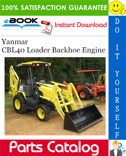 Yanmar CBL40 Loader Backhoe Engine Parts Catalog Manual