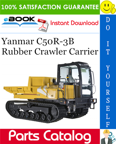 Yanmar C50R-3B Rubber Crawler Carrier Parts Catalog Manual