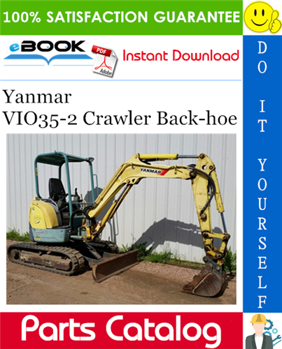 Yanmar VIO35-2 Crawler Back-hoe Parts Catalog Manual
