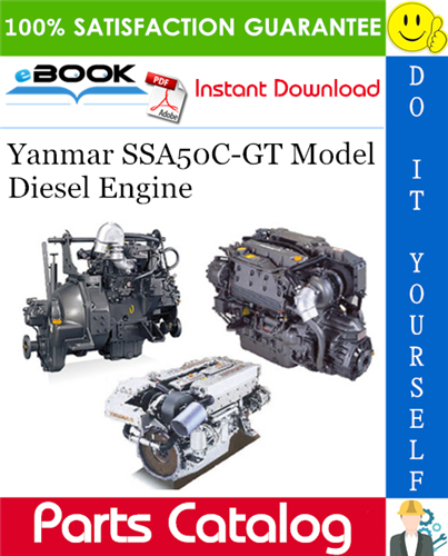 Yanmar SSA50C-GT Model Diesel Engine Parts Catalog Manual