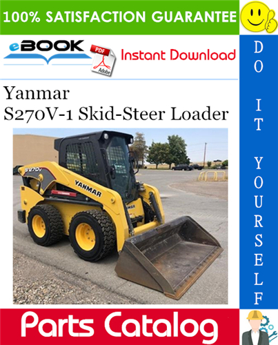 Yanmar S270V-1 Skid-Steer Loader Parts Catalog Manual