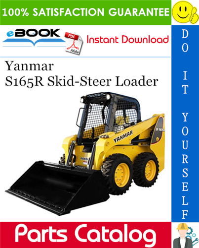 Yanmar S165R Skid-Steer Loader Parts Catalog Manual