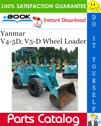 Yanmar V4-5D, V5-D Wheel Loader Parts Catalog Manual (for Japan)