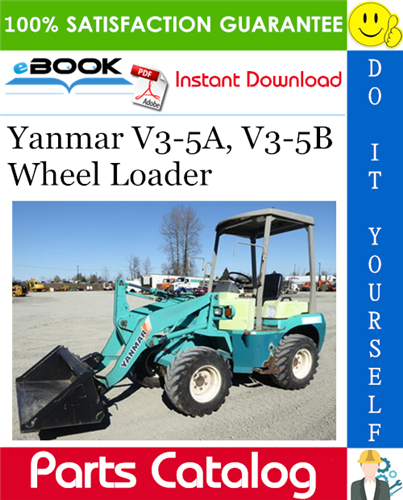 Yanmar V3-5A, V3-5B Wheel Loader Parts Catalog Manual (for U.S.A.)